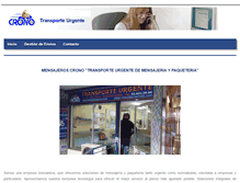 Tablet Screenshot of mensajeroscrono.com